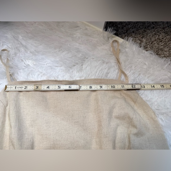 NWT Anthropologie Smoked Linen Blend Mini Dress | XL - Picture 5 of 8